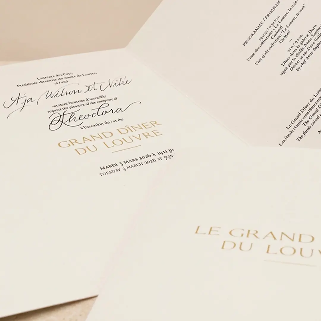 Cartes de vœux personnalisées — éditions limitées illustrées pour maisons de luxe par Graphiplus