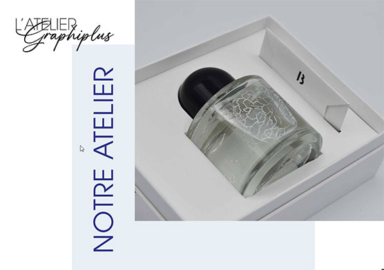 Brochure Notre Atelier Graphiplus — calligraphie, illustration, gravure et arts appliqués au luxe